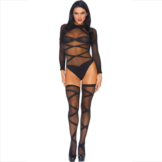 LEG AVENUE - SET 2 PIEZAS BODY + MEDIAS - Nuvica