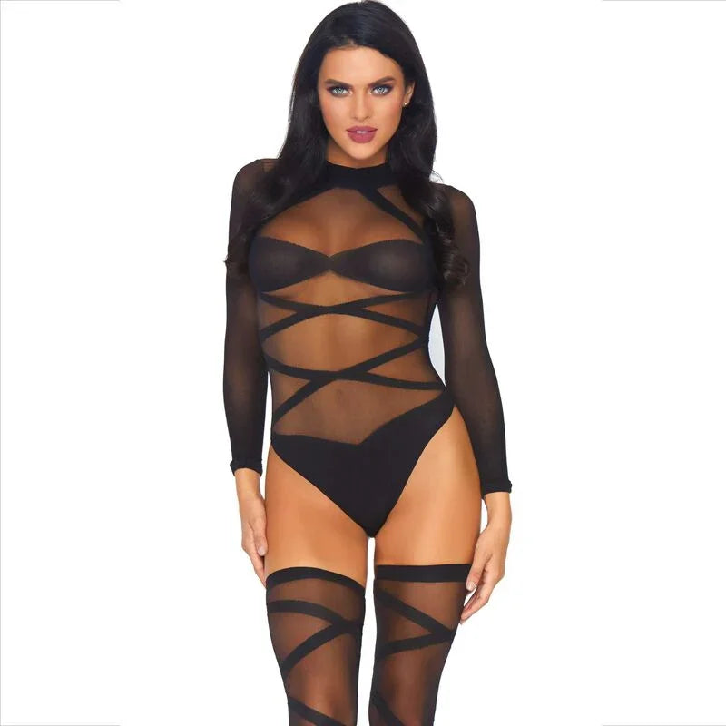 LEG AVENUE - SET 2 PIEZAS BODY + MEDIAS - Nuvica