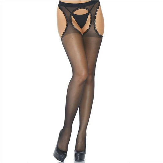 LEG AVENUE - MEDIAS DE LIGUERO TRANSPARENTE - Nuvica
