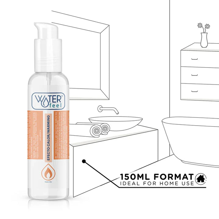 WATERFEEL - LUBRICANTE EFECTO CALOR 150 ML - Nuvica