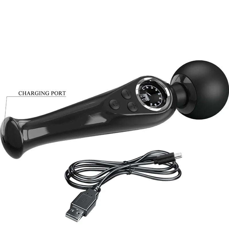 PRETTY LOVE - SKYLER VIBRADOR WAND NEGRO - Nuvica