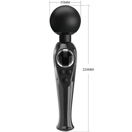 PRETTY LOVE - SKYLER VIBRADOR WAND NEGRO - Nuvica
