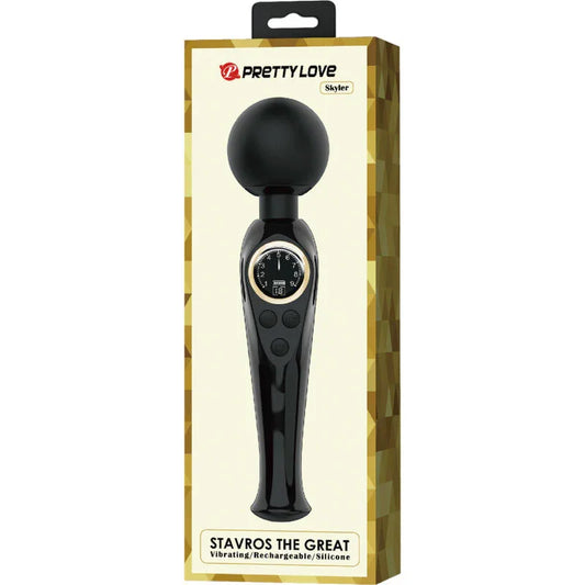 PRETTY LOVE - SKYLER VIBRADOR WAND NEGRO - Nuvica