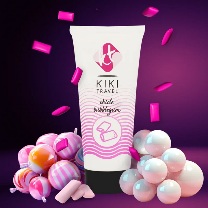 KIKÍ TRAVEL - LUBRICANTE SABOR A CHICLE 50 ML - Nuvica