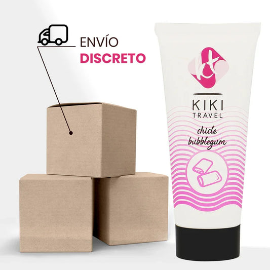 KIKÍ TRAVEL - LUBRICANTE SABOR A CHICLE 50 ML - Nuvica