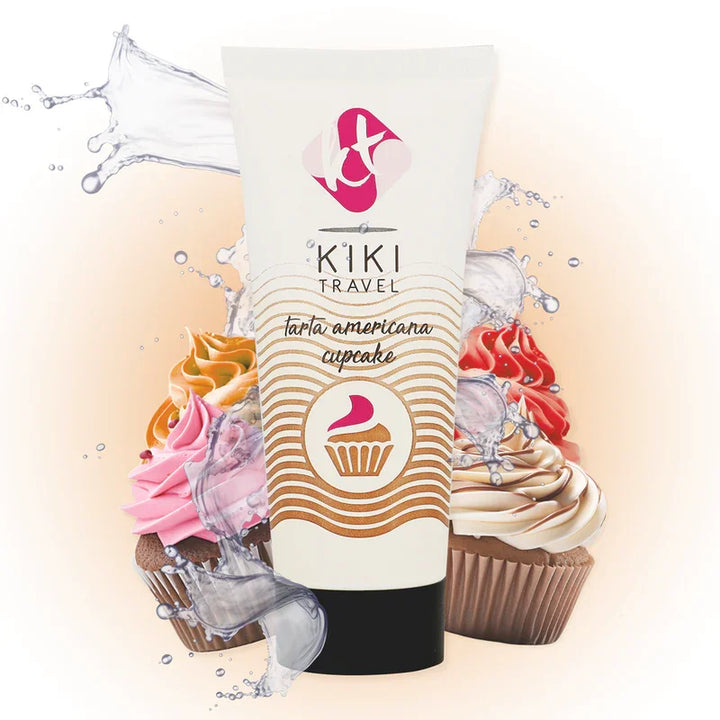 KIKÍ TRAVEL - GEL DESLIZANTE SABOR A TARTA AMERICANA CUPCAKE 50 ML - Nuvica