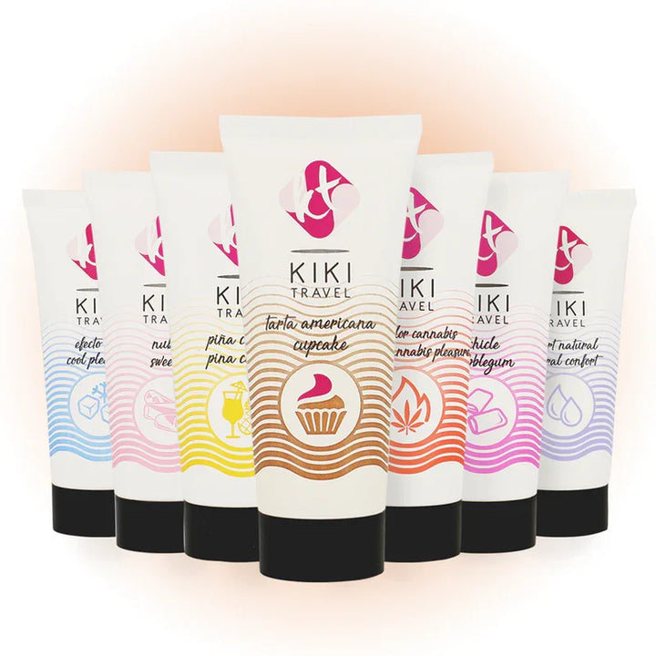 KIKÍ TRAVEL - GEL DESLIZANTE SABOR A TARTA AMERICANA CUPCAKE 50 ML - Nuvica