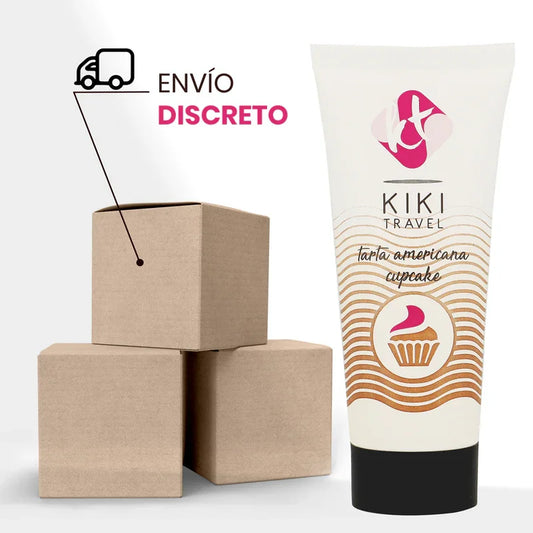 KIKÍ TRAVEL - GEL DESLIZANTE SABOR A TARTA AMERICANA CUPCAKE 50 ML - Nuvica