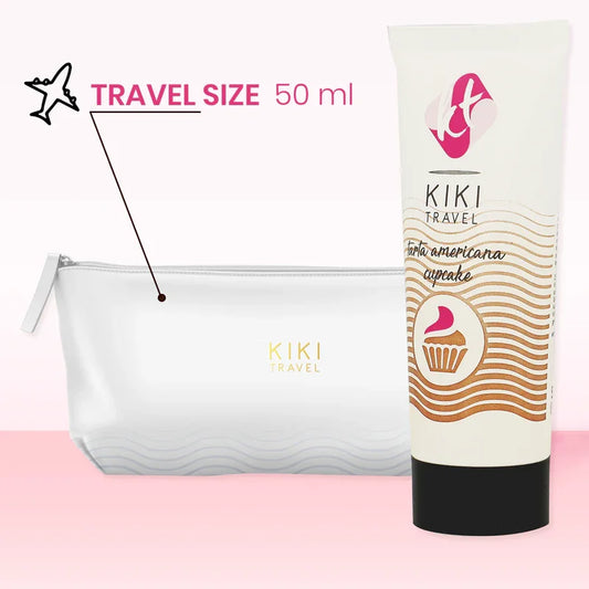 KIKÍ TRAVEL - GEL DESLIZANTE SABOR A TARTA AMERICANA CUPCAKE 50 ML - Nuvica