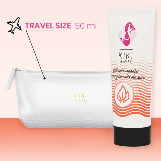 KIKÍ TRAVEL - GEL DESLIZANTE SABOR A CANNABIS EFECTO CALOR INTENSO 50 ML - Nuvica