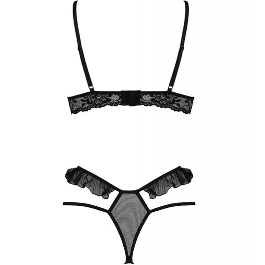 PASSION - DOLLY SET DOS PIEZAS NEGRO S/M - Nuvica