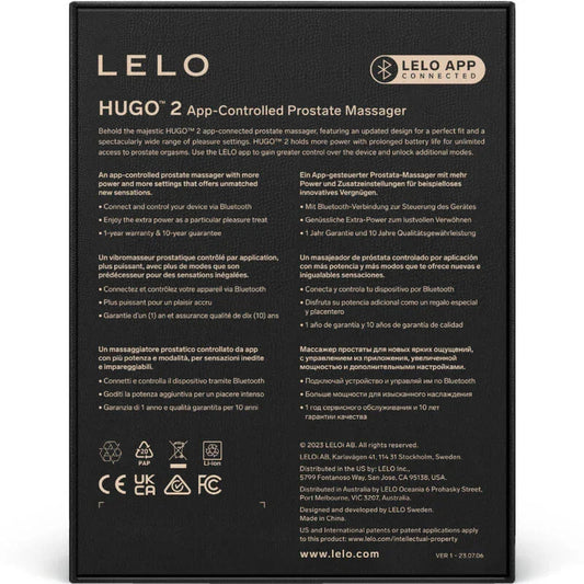 LELO - HUGO 2 MASAJEADOR DE PROSTATA VERDE - Nuvica