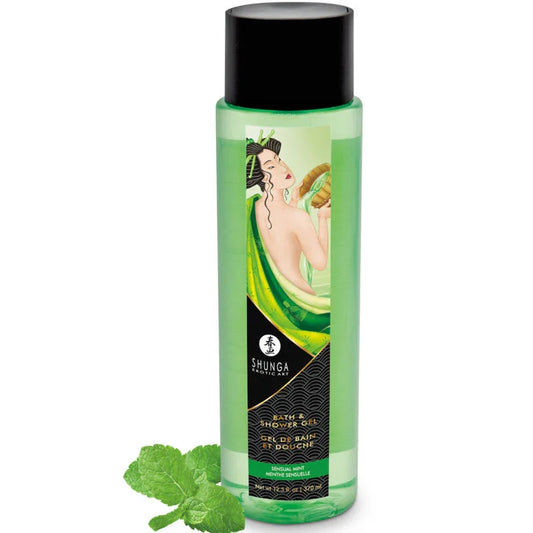 SHUNGA - GEL DE BAÑO & DUCHA MENTA 370 ML - Nuvica