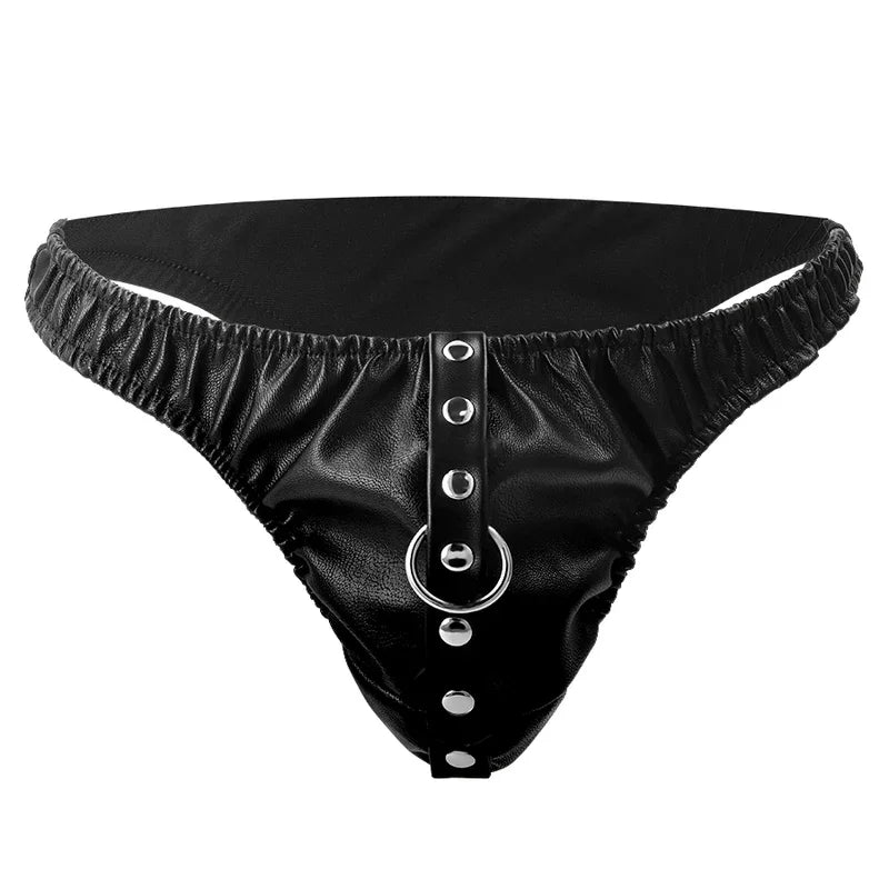 DARKNESS - TANGA DE SUMISIÓN CON CADENA METAL - Nuvica