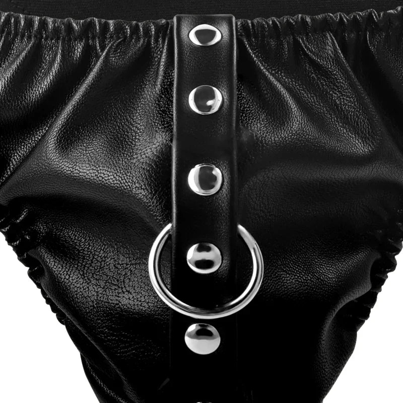 DARKNESS - TANGA DE SUMISIÓN CON CADENA METAL - Nuvica