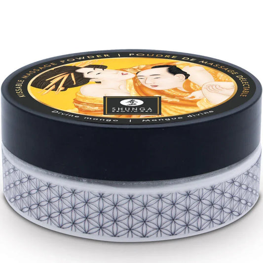 SHUNGA - KIT POLVOS DE MASAJE COMESTIBLE MANGO - Nuvica