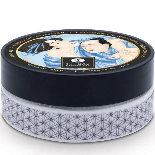SHUNGA - KIT POLVOS DE MASAJE COMESTIBLE COCO - Nuvica