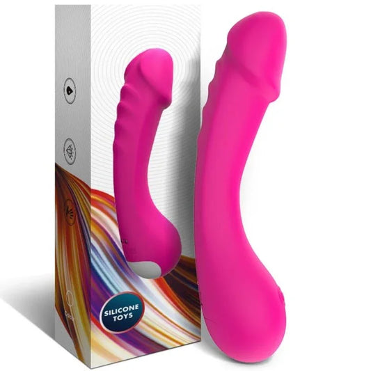 ARMONY - DILDO VIBRADOR PUNTO G SILICONA FUCSIA - Nuvica