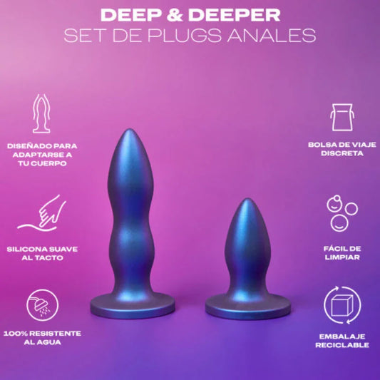 DUREX - TOY SET PLUG ANAL DEEP & DEEPER - Nuvica
