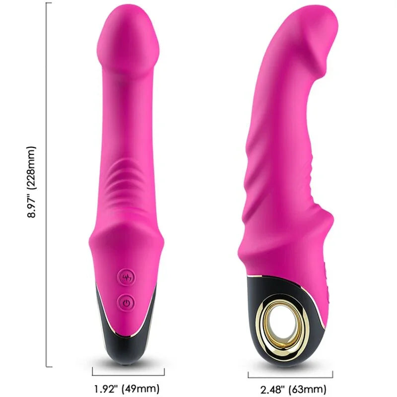 ARMONY - JOYBLADE DILDO VIBRADOR ROTADOR FUCSIA - Nuvica