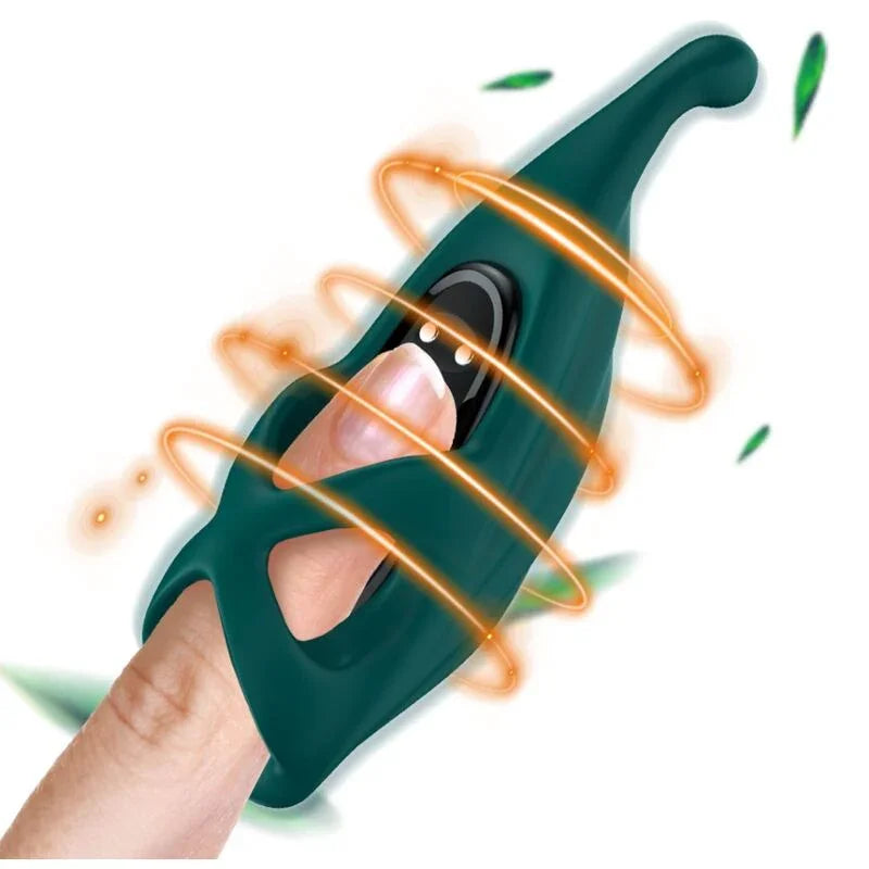 ARMONY - DEDAL ESTIMULADOR & VIBRADOR VERDE - Nuvica