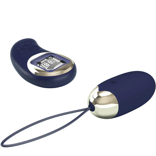 PRETTY LOVE - MINA HUEVO VIBRADOR CONTROL REMOTO AZUL - Nuvica