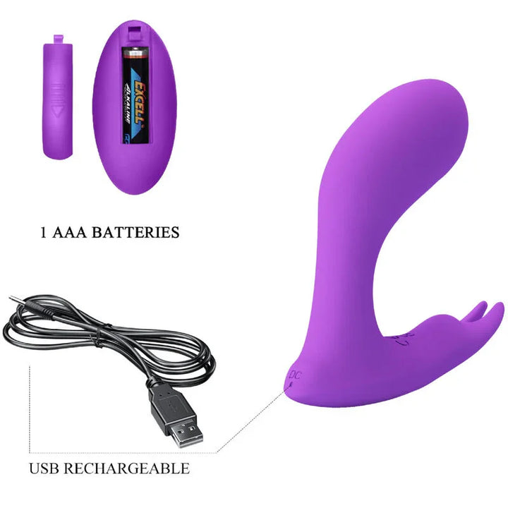 PRETTY LOVE - IDABELLE VIBRATION & PULSATION CONTROL REMOTO VIOLETA - Nuvica