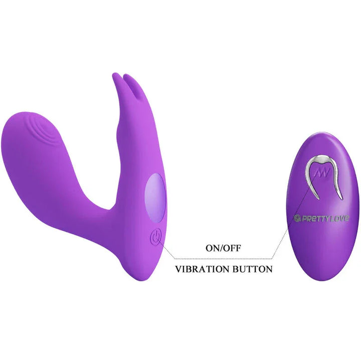 PRETTY LOVE - IDABELLE VIBRATION & PULSATION CONTROL REMOTO VIOLETA - Nuvica