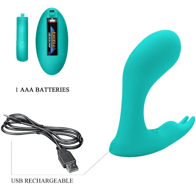 PRETTY LOVE - IDABELLE VIBRATION & PULSATION CONTROL REMOTO AZUL - Nuvica