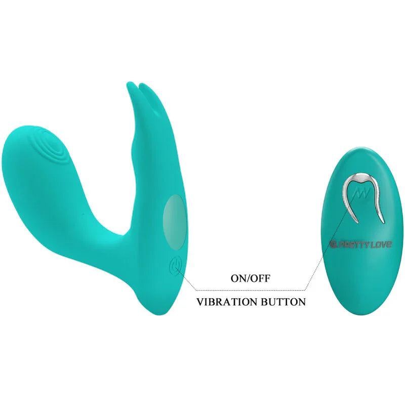 PRETTY LOVE - IDABELLE VIBRATION & PULSATION CONTROL REMOTO AZUL - Nuvica