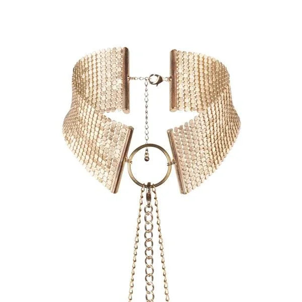 BIJOUX - DÉSIR MÉTALLIQUE COLLAR METLICO DORADO - Nuvica