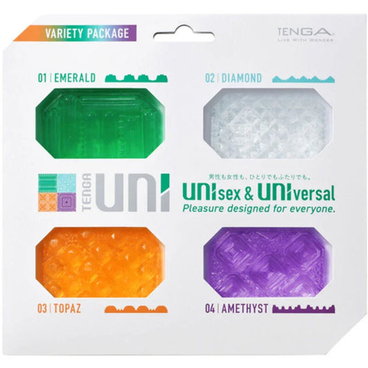 TENGA - UNI VARIETY MASTURBADOR DEDAL PACK 4 UDS - Nuvica