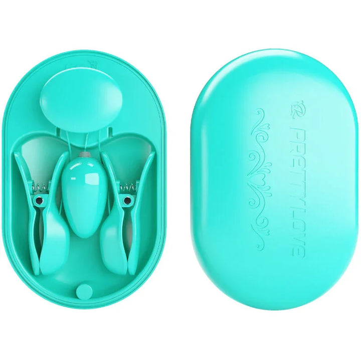 PRETTY LOVE - SURPRISE BOX PINZAS ELECTRO ESTIMULACION AZUL - Nuvica
