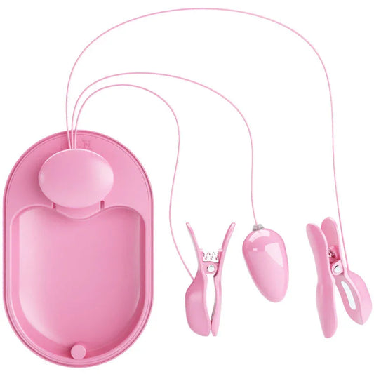 PRETTY LOVE - SURPRISE BOX PINZAS ELECTRO ESTIMULACION ROSA - Nuvica