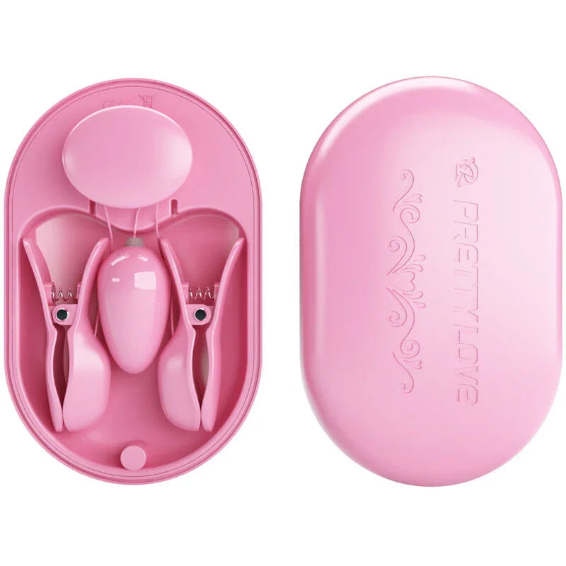 PRETTY LOVE - SURPRISE BOX PINZAS ELECTRO ESTIMULACION ROSA - Nuvica