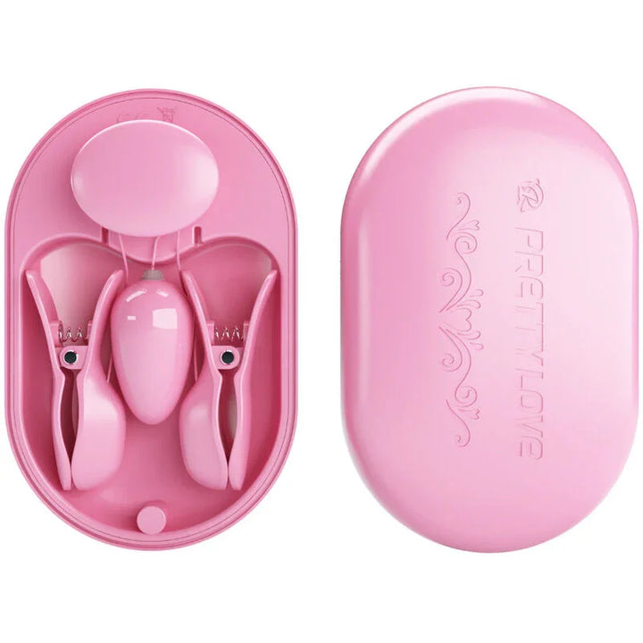 PRETTY LOVE - SURPRISE BOX PINZAS ELECTRO ESTIMULACION ROSA - Nuvica