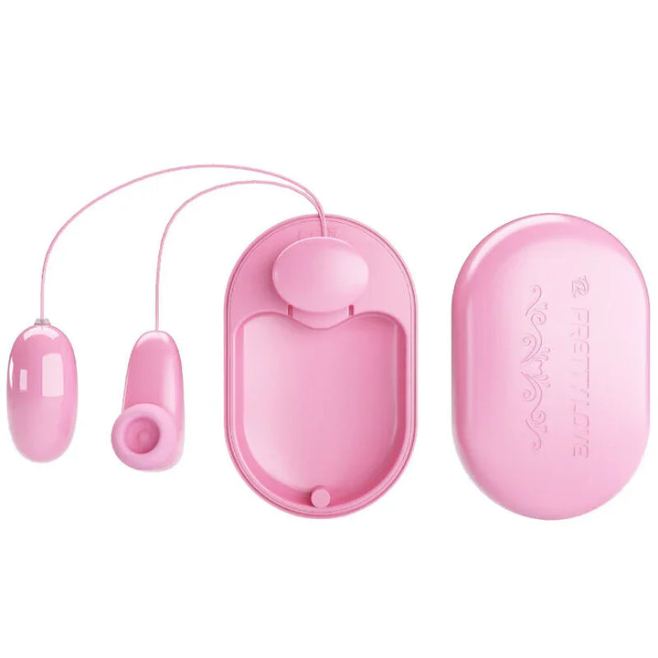 PRETTY LOVE - MAGIC BOX BALA VIBRADORA & ESTIMULADOR ROSA - Nuvica