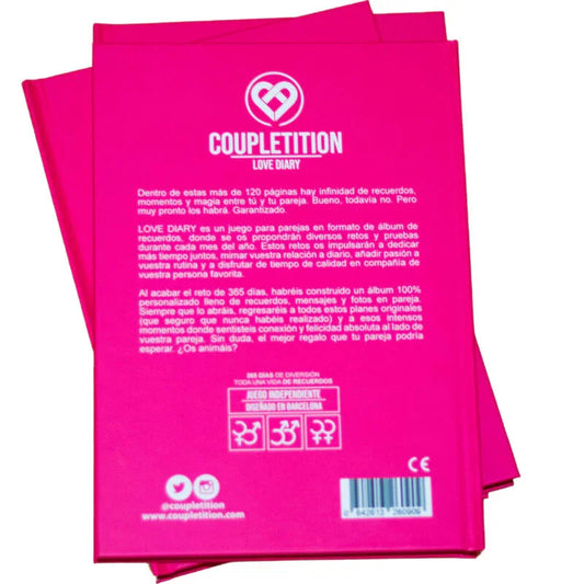 COUPLETITION - LOVE DIARY ÁLBUM DE RECUERDOS & DESEOS EN PAREJA - Nuvica