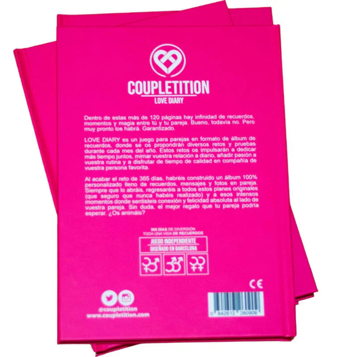 COUPLETITION - LOVE DIARY ÁLBUM DE RECUERDOS & DESEOS EN PAREJA - Nuvica