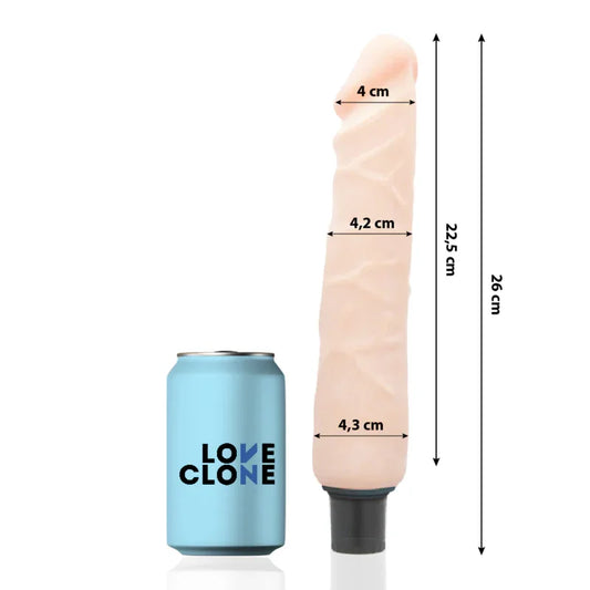 LOVECLONE - JANSEN VIBRADOR REALÍSTICO SELF LUBRICATION 26 CM -O- 4.2 CM - Nuvica