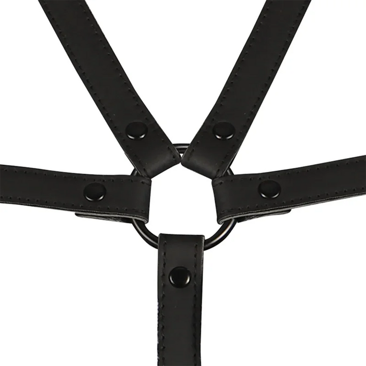 FETISH SUBMISSIVE BONDAGE - ARNÉS AJUSTABLE TORSO Y BRAZOS - Nuvica