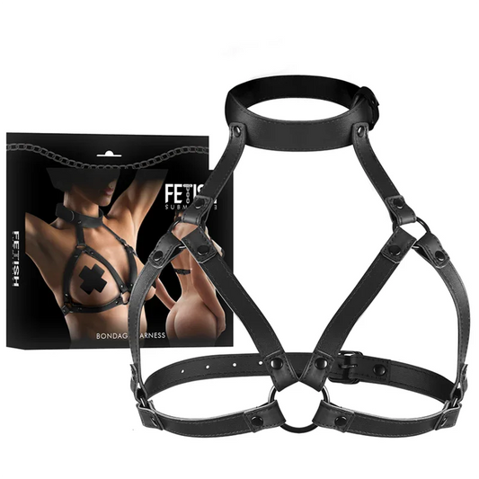 FETISH SUBMISSIVE BONDAGE - ARNÉS AJUSTABLE PECHO - Nuvica