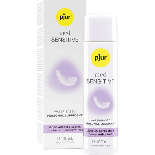 PJUR - MED SENSITIVE GLIDE LUBRICANTE BASE AGUA 100 ML - Nuvica
