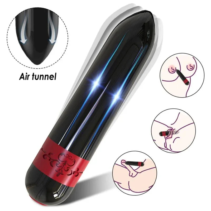 ARMONY - ROCKET BALA VIBRADORA CONTROL REMOTO NEGRO - Nuvica