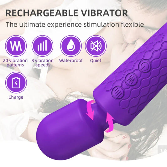 ARMONY - MASAJEADOR & VIBRADOR VIOLETA - Nuvica