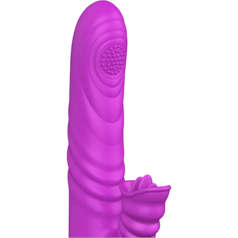 ARMONY - ANGELIA VIBRADOR MULTIFUNCION CON LENGUA ESTIMULADORA EFECTO CALOR VIOLETA - Nuvica