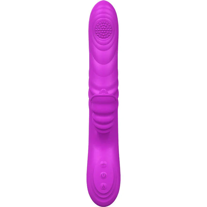 ARMONY - ANGELIA VIBRADOR MULTIFUNCION CON LENGUA ESTIMULADORA EFECTO CALOR VIOLETA - Nuvica