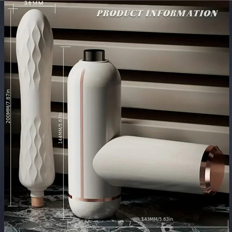 ARMONY - FKING MACHINE VIBRADOR AJUSTABLE & AUTOMATICO BLANCO - Nuvica