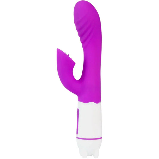 ARMONY - HAPPY VIBRADOR & ESTIMULADOR CON LENGUA RECARGABLE VIOLETA - Nuvica