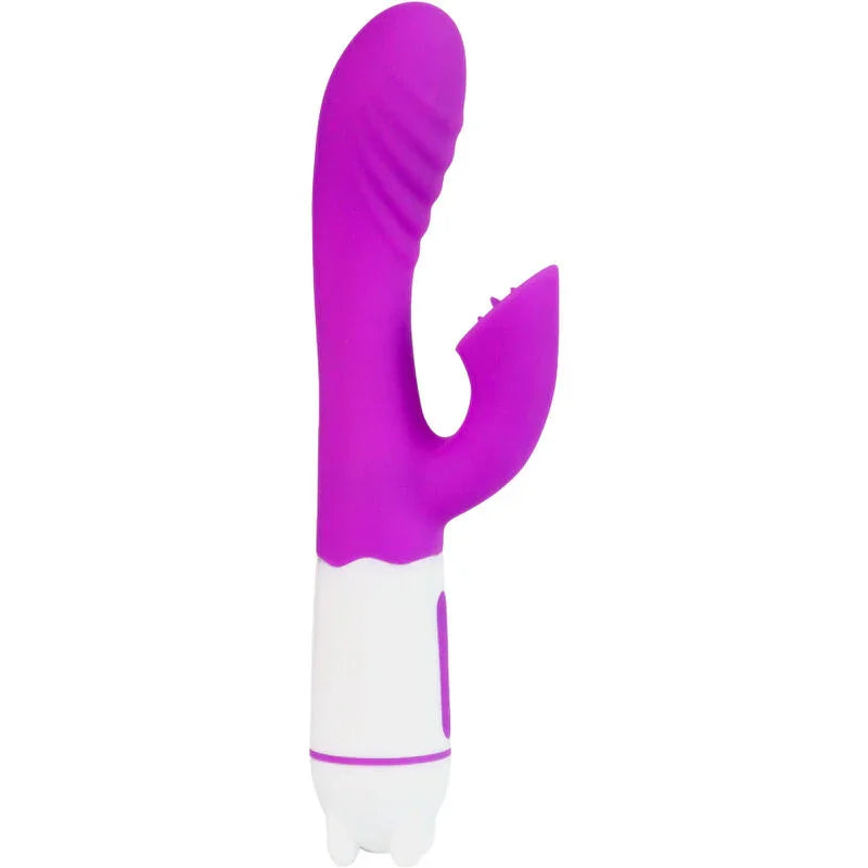 ARMONY - HAPPY VIBRADOR & ESTIMULADOR CON LENGUA RECARGABLE VIOLETA - Nuvica